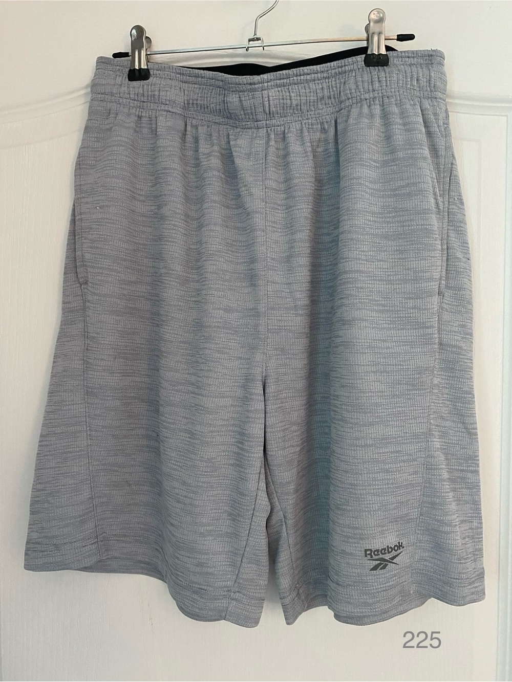 Reebok Men’s Light Gray Athletic Shorts